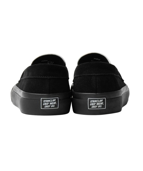 STANCLAN（スタンクラン） スリッポン 「STANCLAN」PENNY Suede Black
