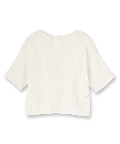 UNTITLED（アンタイトル） tシャツ 「五分袖/ジャージトップス」スラブ