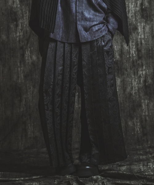 NO ID.（ノーアイディー） パンツ 「NO ID.」Hakama Pleats Trousers