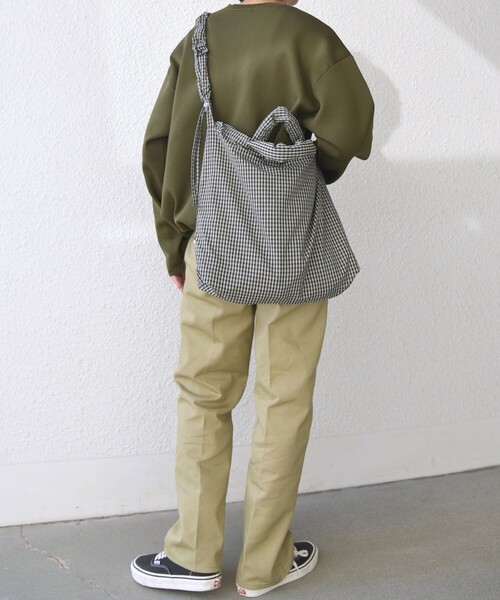 FUCKTHATNERDSHOP ショルダーバッグ　チェック SHIPS any ショルダーバッグ any: 3WAY チェック ギャザー (ユニ