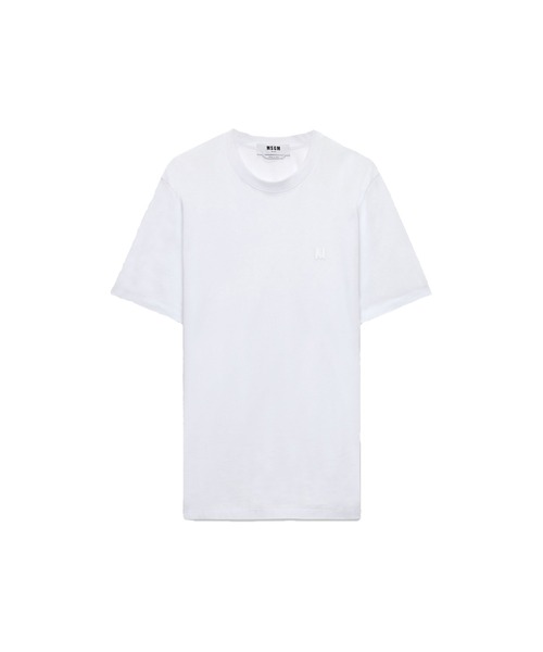 MSGM tシャツ 「NEW」「TheMwave」モノグラムパッチ Tシャツ