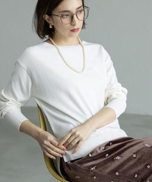 OPAQUE.CLIP（オペークドットクリップ） ニット セーター ボートネック