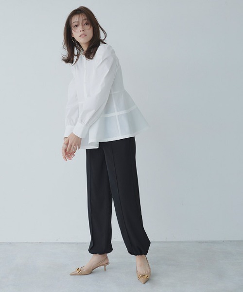 「Pierrot」 長袖チュニック M オフホワイト レディース