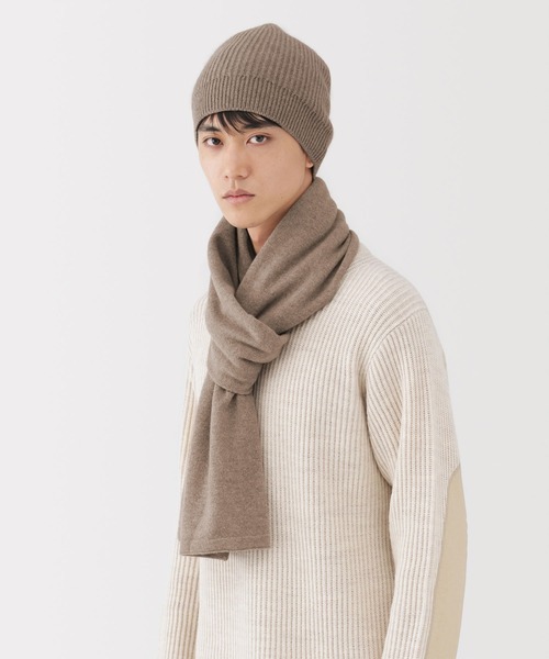 ＭＵＪＩＬａｂｏ　ムジラボ今季　自然のまんまの色　カシミヤニットストール 自然のまんまの色 カシミヤニットストール | 無印良品