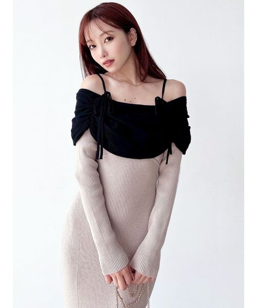 RESEXXY（リゼクシー） ワンピース 「骨格ストレート向け」バイカラー