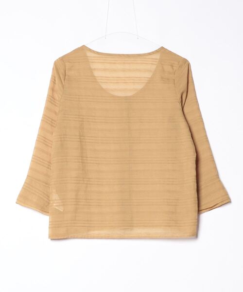 「BEAMS LIGHTS」 7分袖ブラウス 38 イエロー レディース_画像2