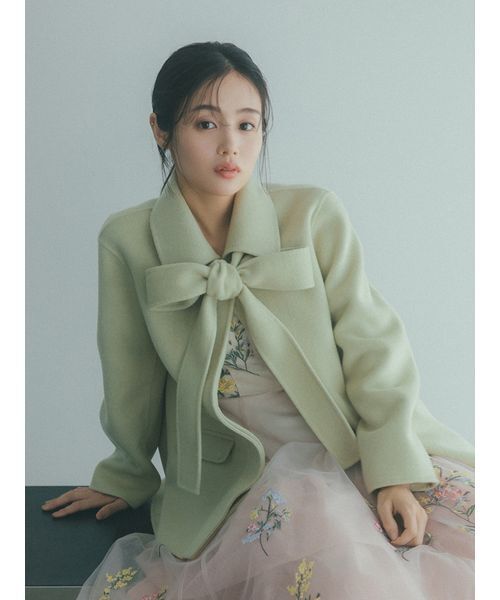 SNIDEL（スナイデル） ジャケット テーラードジャケット リバーリボン