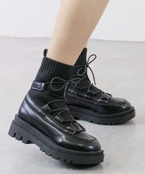 「LOVEHUNTER」 ショートブーツ L アイボリー レディース_画像6