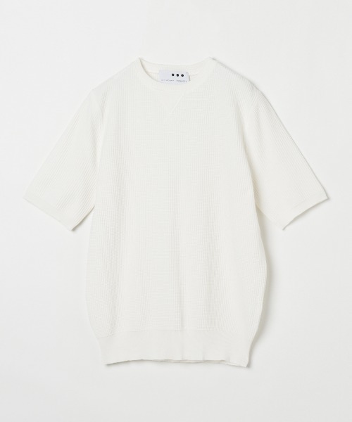「three dots」 半袖Tシャツ LARGE オフホワイト メンズ_画像2