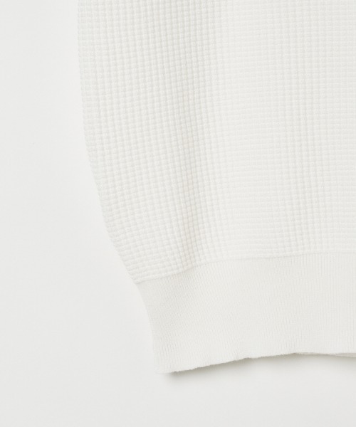 「three dots」 半袖Tシャツ LARGE オフホワイト メンズ_画像7