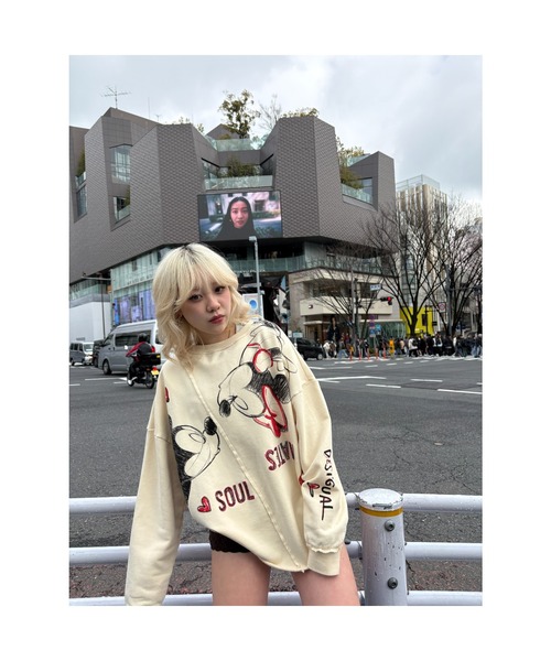 Desigual（デシグアル） トレーナー スウェット ミッキー＆ミニー