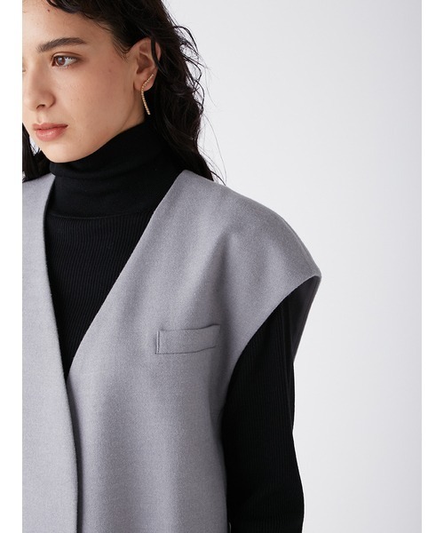 「Mila Owen」 ベスト 0 グレー レディース_画像10