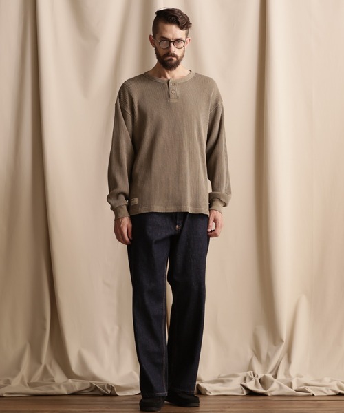 Schott N.Y.C（ショット） 「schott」 長袖Tシャツ M ブラウン系その他 