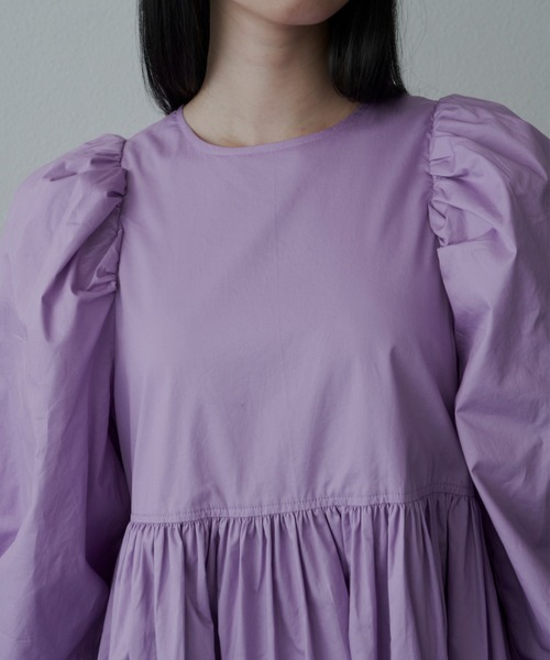 「PERNA」 長袖ワンピース LARGE ブラック レディースの画像