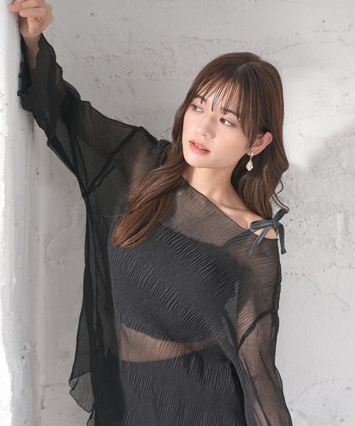 Honeys（ハニーズ） 水着 水着3点セット／シアー レディース