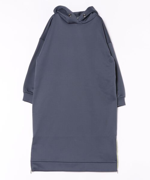 「Q」 長袖ワンピース MEDIUM ブラック レディース_画像3