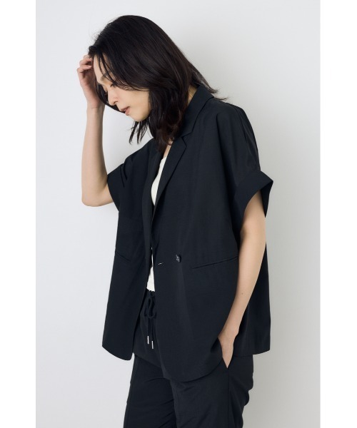 ジャケット テーラードジャケット COMFORA AIRハーフスリーブジャケット レディースの画像