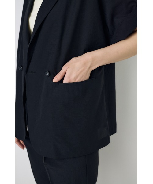 ジャケット テーラードジャケット COMFORA AIRハーフスリーブジャケット レディースの画像