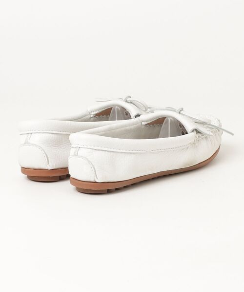 「Minnetonka」 モカシンシューズ 7 ホワイト レディース_画像2