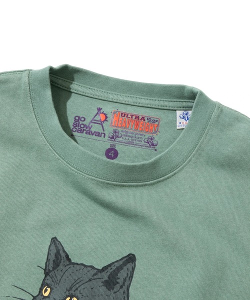 「go slow caravan」 長袖Tシャツ MEDIUM セージグリーン メンズ_画像3