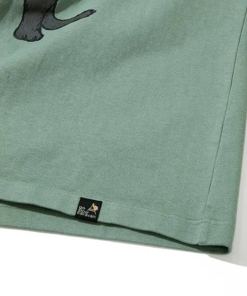 「go slow caravan」 長袖Tシャツ MEDIUM セージグリーン メンズ_画像6