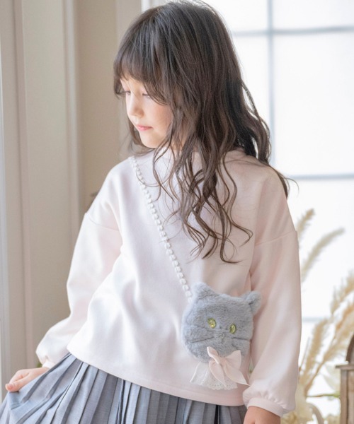 Catherine Cottage トレーナー ネコポシェットトップス キッズ