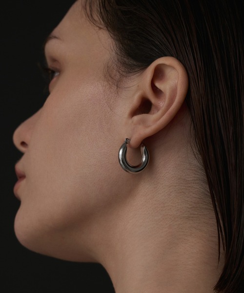 CENE ピアス 「CENE」セネ/シンプルフープピアス レディース