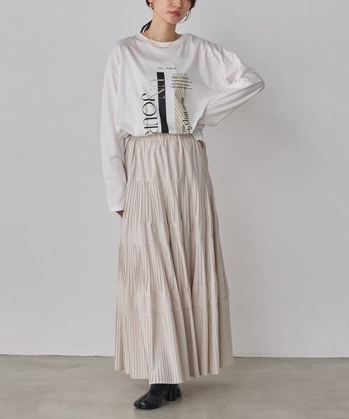 Hunch(ハンチ) プリーツティアードスカート hunch（ハンチ）の「プリーツティアードスカート（スカート）」 - WEAR