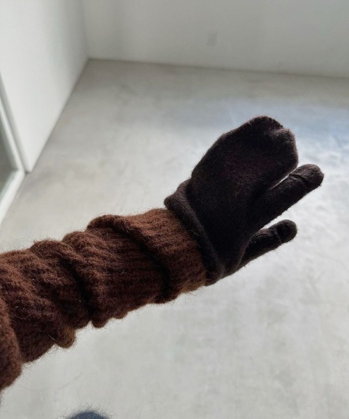 アメリ　アームウォーマー MOHAIR KNIT ARM WARMER（アームカバー）｜Ameri（アメリ）の