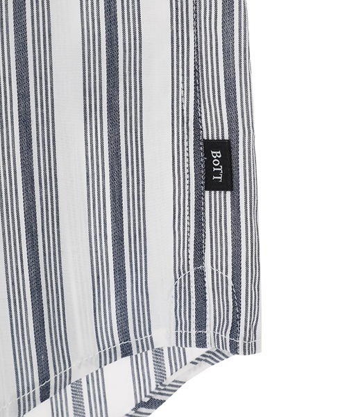 Bott 23ss tシャツ BoTT tシャツ BOTT / ボット:Pullover Stripe S/SL Shirt:BOTT