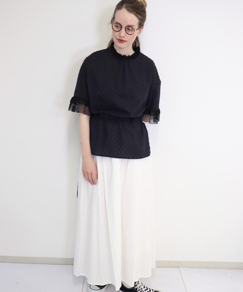 ブラウス シャツ バラの花びらのような海 「 ブラウス 」 レディース haupia ブラウス シャツ バラの花びらのような海