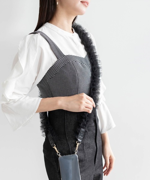 【大人気】Simone Rocha チュールフリル ミニショルダーバッグ 楽天市場】フリル ショルダーバッグ（素材（生地・毛糸