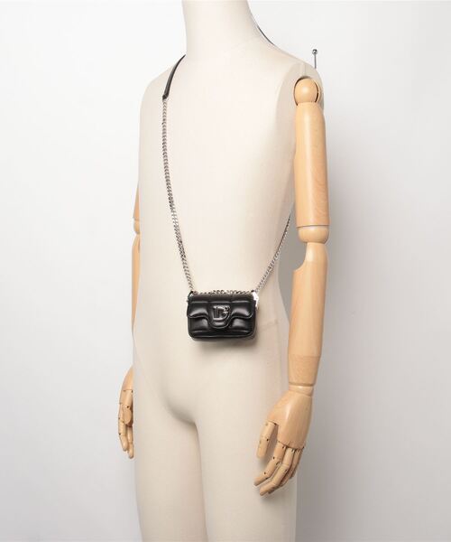 DSQUARED2 ハンドバッグ ショルダーバッグ シルバー DSQUARED2 ショルダーバッグ バッグ D2 STATEMENT SOFT MINI BAG