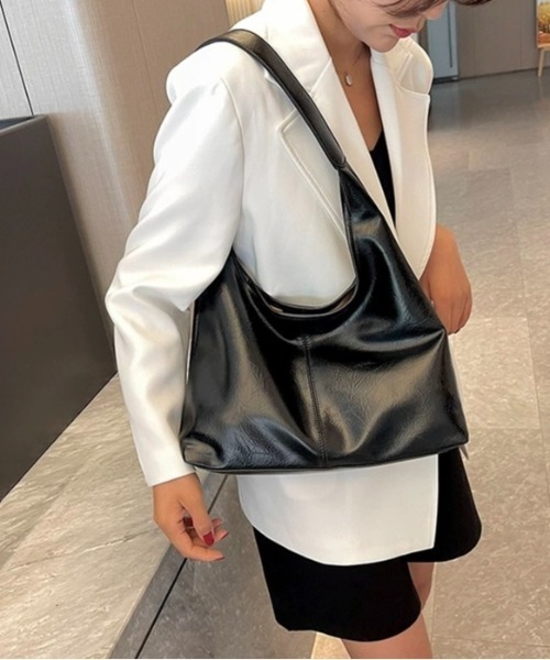 LADY LIKE ショルダーバッグ バッグ メタリックワンハンドル