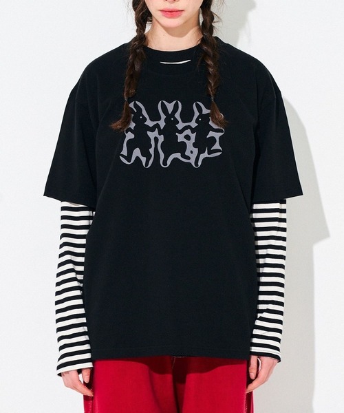 tシャツ 「UNISEX」SLOW ACID／3 RABBIT T 2118247 レディース メンズ
