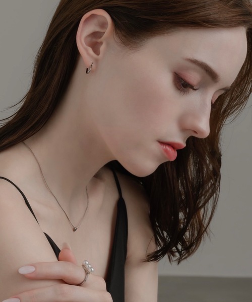 ◆MEJURI◆ミニ ハート フープ ピアス ◇MEJURI◇ミニ ハート フープ ピアス (MEJURI/ピアス
