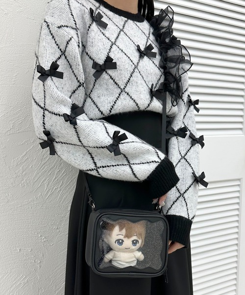 Miridy ポーチ 推し活「オシイロ」ぬいケース レディース