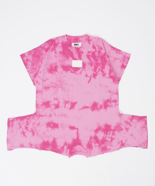 高価値セリー martin maison MM6 margiela ピンク 半袖ワンピース ワンピース