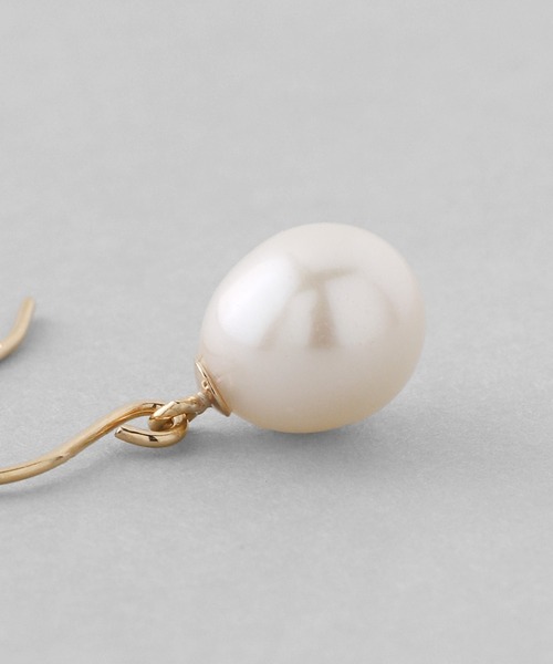 ANEMONE（アネモネ） ピアス パールフックピアス「K10」 レディース