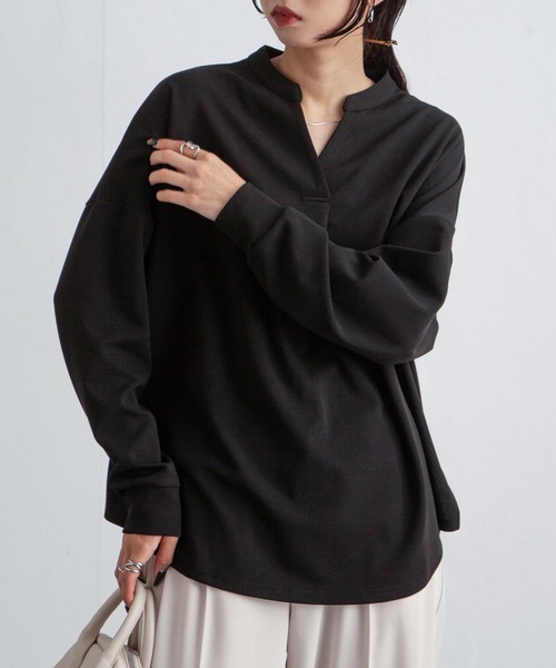 ブラウス シャツ フロントタックスキッパーシャツ レディース 
