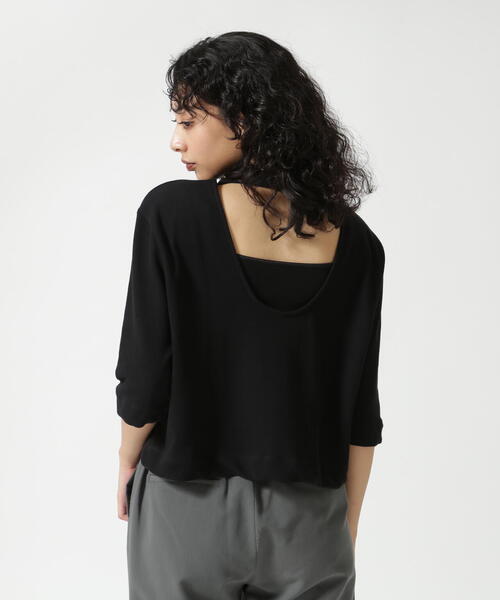 tシャツ MANOF/マノフ/BACK OPEN SHIRT レディース MANOF tシャツ MANOF/マノフ/BACK OPEN SHIRT レディース