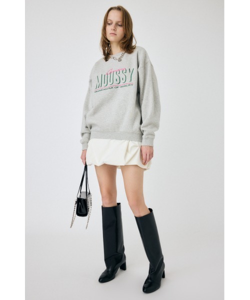 shadows スウェット 2 トレーナー MOUSSY トレーナー スウェット SHADOW プルオーバー レディース