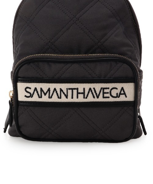 Samantha Vega ミニリュック Samantha Vega デイバック リュック ロゴテープキルティングミニ