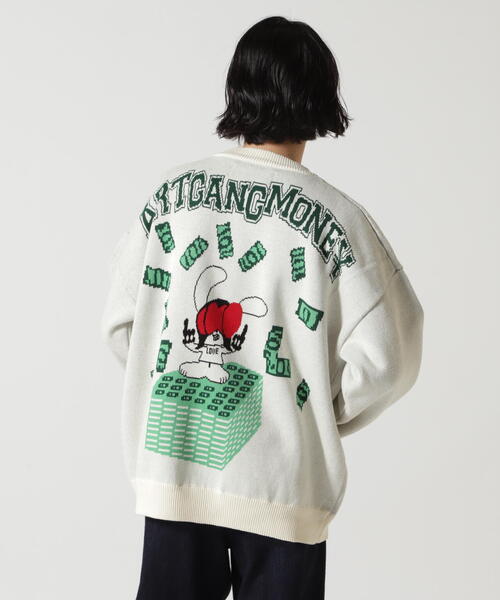 ニット セーター SKOLOCT×WHITELAND/スコロクト×ホワイトランド/DOLLAR PULL KNIT レディース メンズ