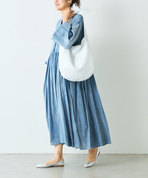 LIVETART トートバッグ リボンレザートートBAG レディース
