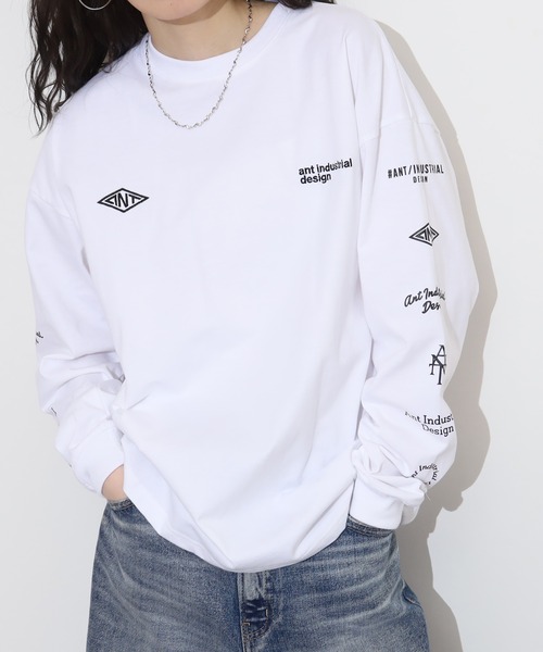 FUNALIVE tシャツ ANT INDUSTRIAL DESIGN オーバーサイズロング