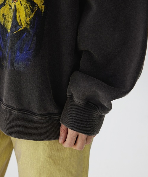JNBY トレーナー スウェット Hand-drawn Floral Print