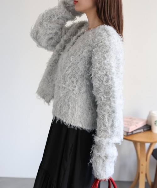 「sakishimatokyo」 ニットカーディガン FREE ピンク レディース_画像8