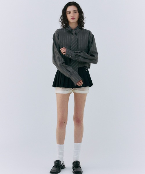 JOSE MOON スカート PLEATS MINI SKIRT/プリーツミニスカート