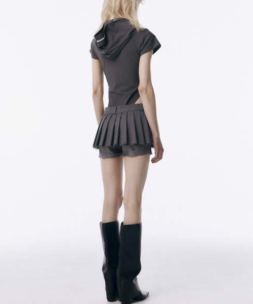 JOSE MOON スカート PLEATS MINI SKIRT/プリーツミニスカート